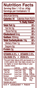 NY Jewish Rye - 20 oz loaf Nutrition Info NY Jewish Rye - 20 oz loaf Nutrition Info